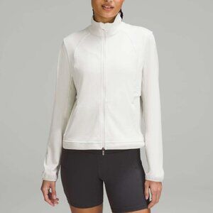 LULULEMON VENTILATING UV PROTECTION RUNNING JACKET BONE SIZE 14